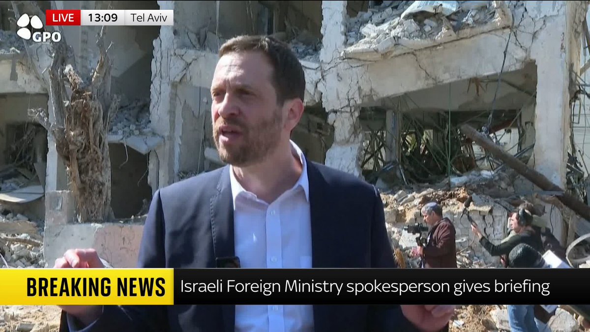 'We don't have any quarrel with the Iranian people, the only objective is the Iranian regime, this is what it's all about' An Israeli foreign ministry spokesperson speaks from Tel Aviv Latest: 📺 Sky 501