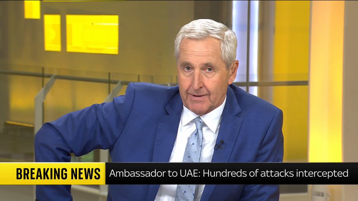 BREAKING: According to shipping data, there are at least 150 tankers waiting outside the Strait of Hormuz. The UKMTO has said a vessel north of Oman and east of the strait "has been struck by an unknown projectile above the waterline" Latest: 📺 Sky 501