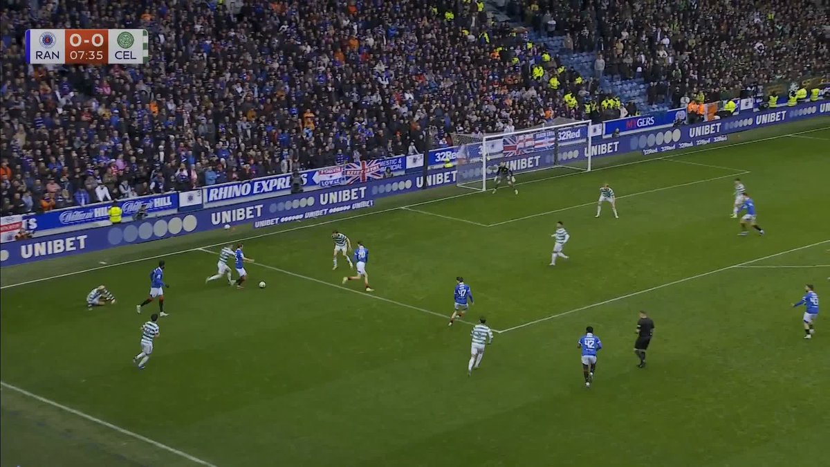 OH MY WORD CHERMITI WITH AN OVERHEAD KICK IN THE OLD FIRM DERBY🤯🤯🤯