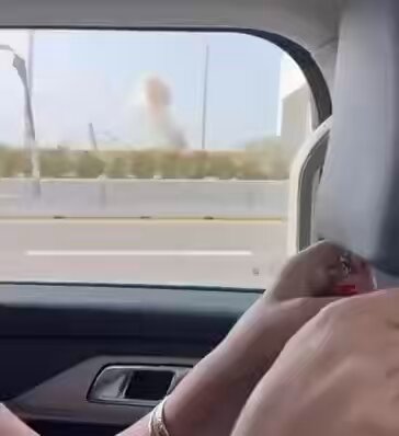 BREAKING 🔴 Abu Dhabi in the UAE is being struck heavily by the Islamic regime right now.