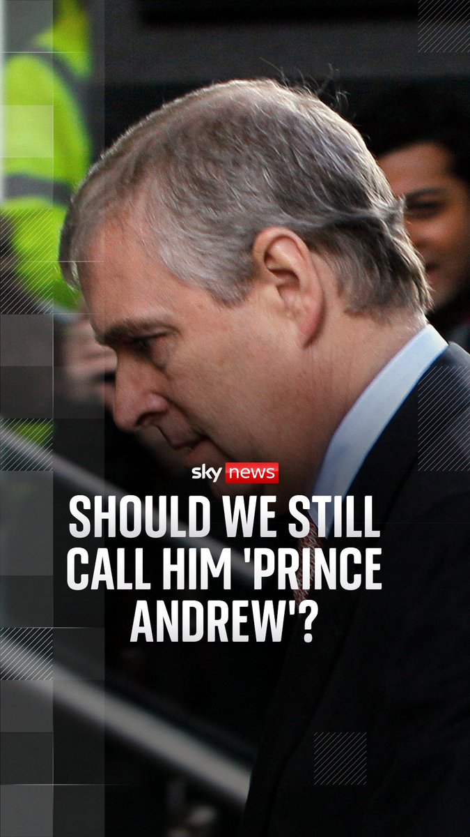 The King decided to remove all Andrew Mountbatten-Windsor's titles, including "prince", last year. But some people believe that allows the Royal Family to dodge scrutiny. Sky's royal correspondent Rhiannon Mills explains why some people think we should still be calling Andrew Mountbatten-Windsor a prince.