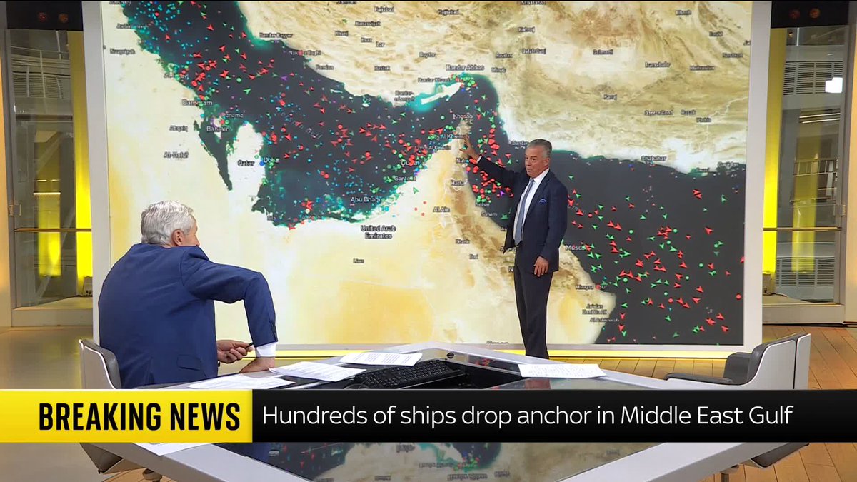 There are at least 150 tankers waiting outside the Strait of Hormuz - one of the most important oil routes in the world. Military analyst Sean Bell joins ＠markaustintv to explain why the route is so important. Latest: 📺 Sky 501