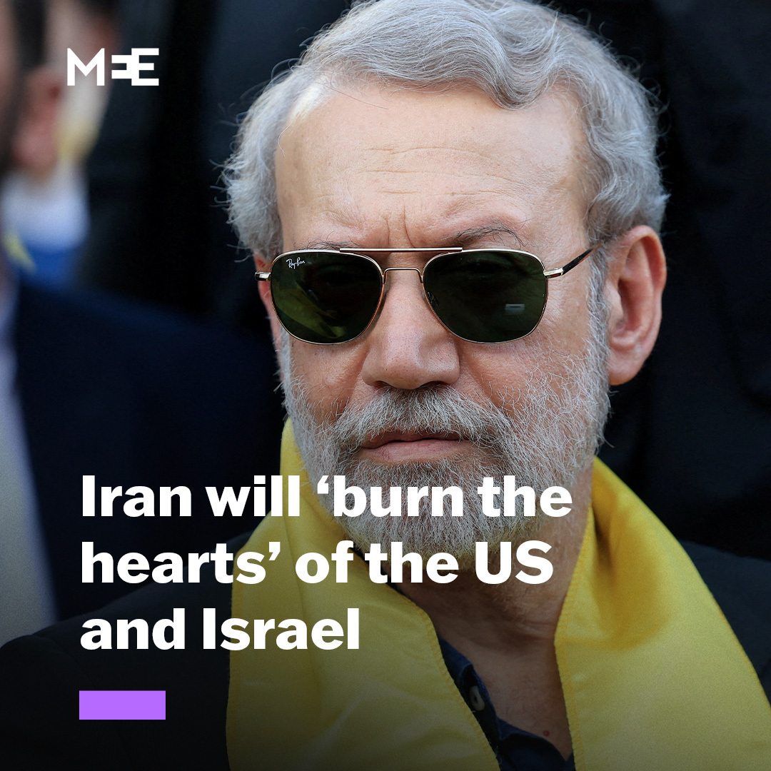 “We will burn their hearts. They should know it’s not like they can strike and leave.” Iranian security chief Ali Larijani says Iran will "burn the hearts" of Americans and Zionists, after the killing of Supreme Leader Ayatollah Khamenei in strikes on Tehran on Saturday morning.