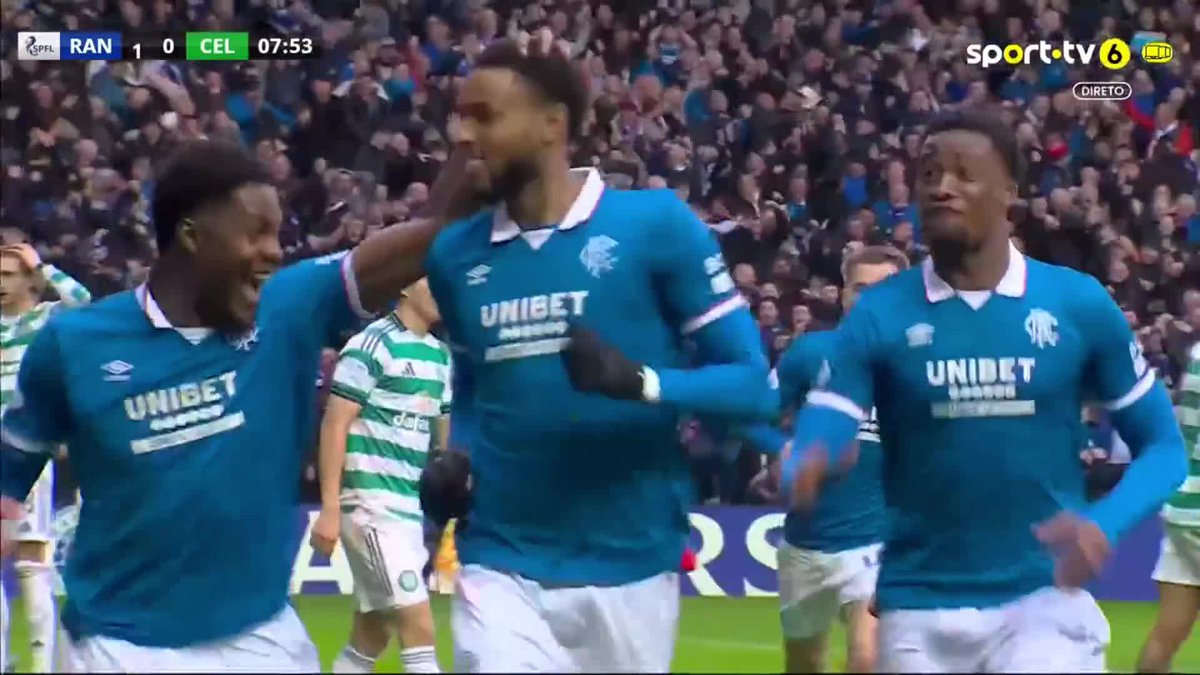 Chermiti abriu o marcador no Old Firm Derby com um GOLAÇO! 😱