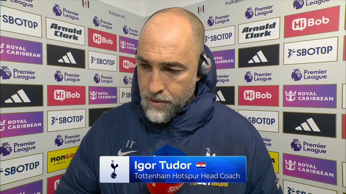 "Small team mentality, that's the key." Igor Tudor says his team must “send a message” as they battle to secure their Premier League survival.
