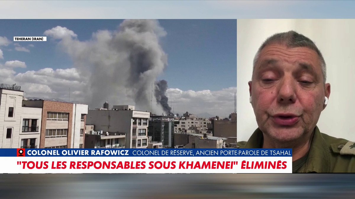 Colonel Olivier Rafowicz : «L’Iran reste une menace existentielle pour Israël», dans #100Actu Toute l'info est à retrouver sur