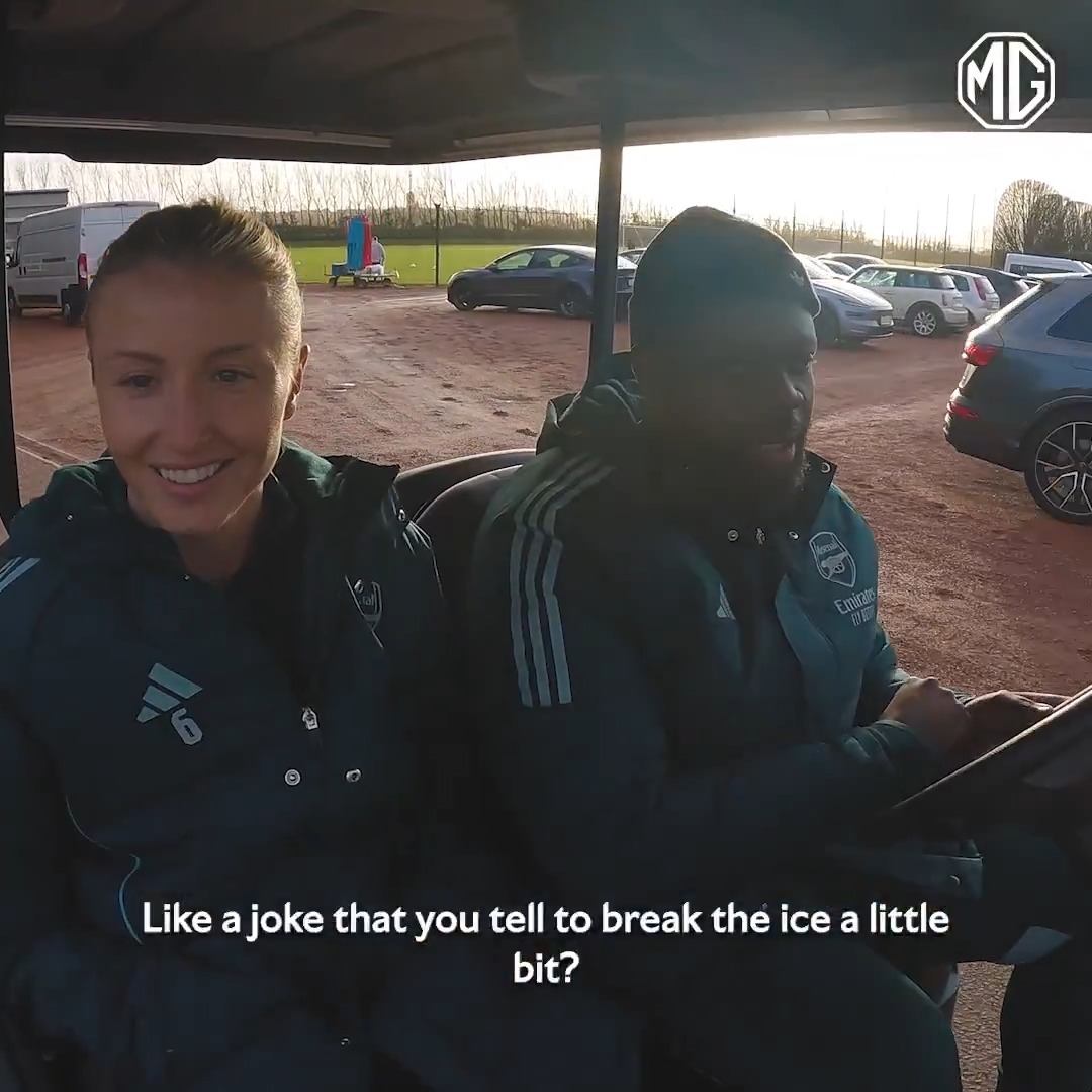 Frimmy bringing the jokes 😂 Leah Williamson is the special guest in the latest episode of Colney Carpool 🚙 🤝 Presented by MG Motor UK
