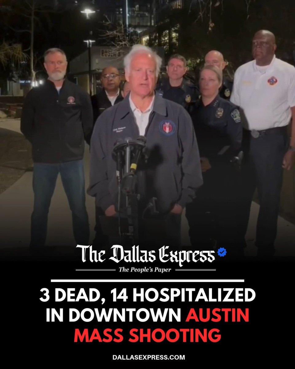 🚨 3 Dead, 14 Hospitalized in Downtown Austin Mass Shooting Officers fatally shot the suspect after he opened fire near Buford’s bar on West 6th Street early Sunday. Three killed (including the shooter), 14 rushed to hospitals—3 in critical condition. EMS arrived in under a minute. Searching for loved ones? Call APD Victim Services: 512-974-5037 More updates expected throughout the day.