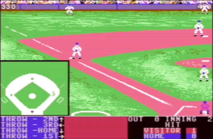 Hardball c64, was there a better baseball game on the c64? #c64 #commodore