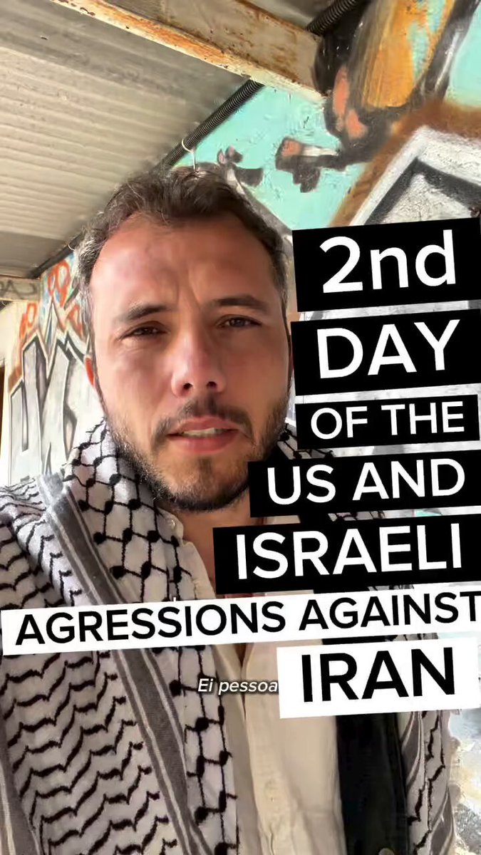 After one day of destruction promoted by US imperialism and Israeli zionism against Iran, the world is starting to wake up. Take to the streets to stop the great enemies of humanity and the future! Stop the war criminals and pedophiles Trump and Netanyahu!