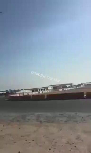 WATCH: An Iranian Shahed drone crashes into the American base in Kuwait (Ali Al Salem Air Base).