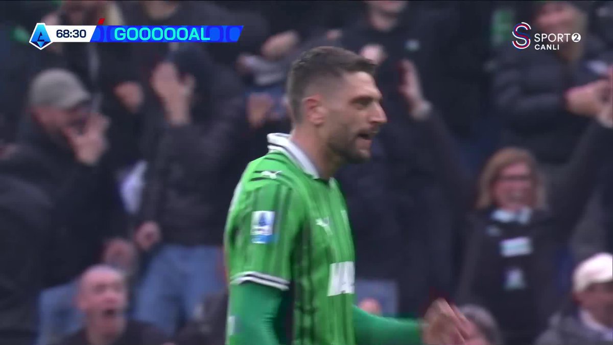 10 kişi kalan Sassuolo, Thorstvedt'in nefis golüyle skoru 2-0 yaptı 🔥