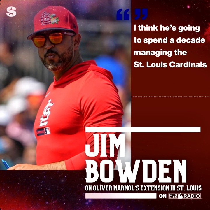 "This is every GM &amp; President's dream of a young developing Manager, to run a young developing team." With a new extension, Oliver Marmol has the opportunity to help build the Cardinals next winning team. St. Louis Cardinals | #ForTheLou 🔗