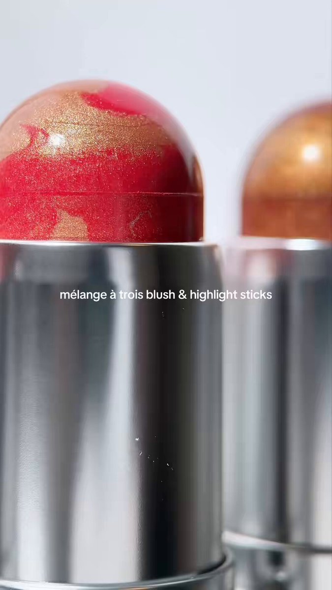 our mélange à trois blush &amp; highlight sticks swirl together blush pigments with light capturing pearls ✨ which shade is your favorite? now available at: ☆ ☆ Ulta Beauty ☆ @sephora eu in-stores and online