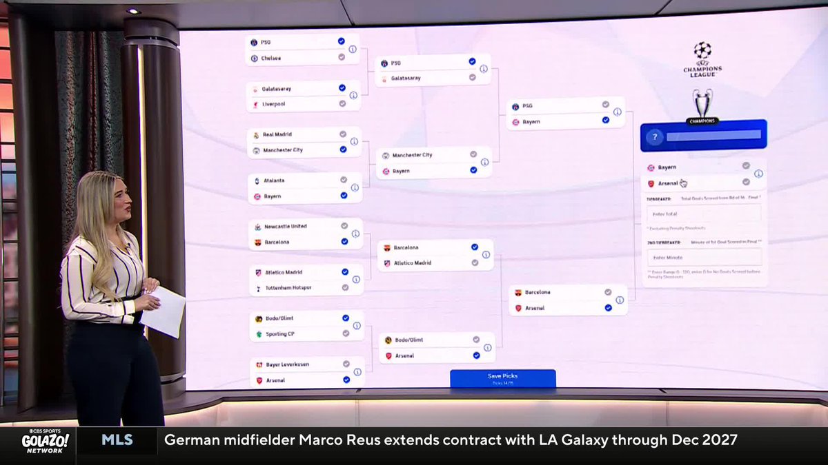 The UCL brackets are OUT 👀 Mike Grella, Matteo Bonetti and Poppy Miller make their picks 🏆