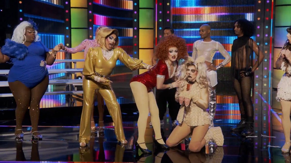 Leaping lizards! Show us your best jazz hands and watch Fannie: The Hard Drag Ball Rusical on our YouTube channel! 👩🦰🎶 #DragRace 👉