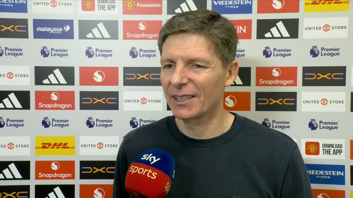 "Maybe it's the Old Trafford bonus?" 🤔 Crystal Palace boss Oliver Glasner felt the red card for defender Maxence Lacroix was 'very harsh' as the Eagles lost 2-1 to Manchester United.