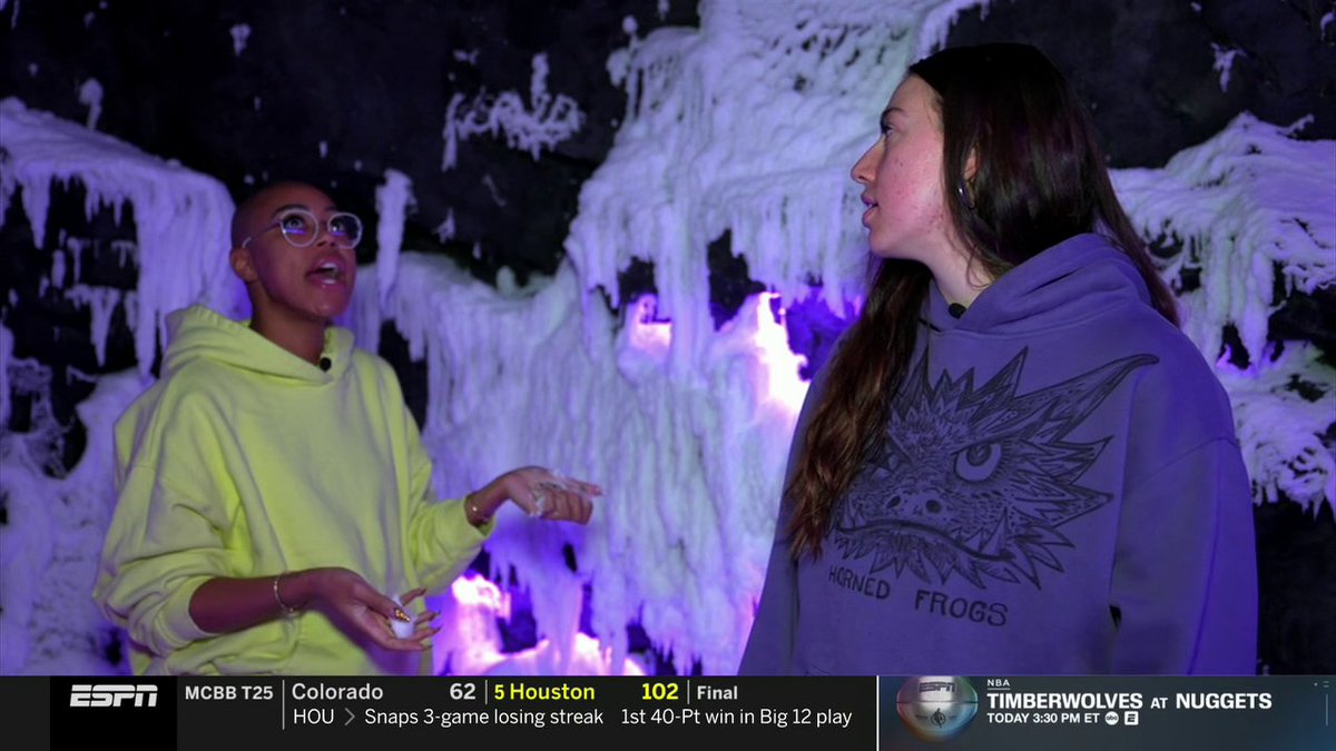 TCU’s facilities are elite … but wait until you see the Snow Room ❄️ christine williamson and Marta Suarez take us inside 🐸