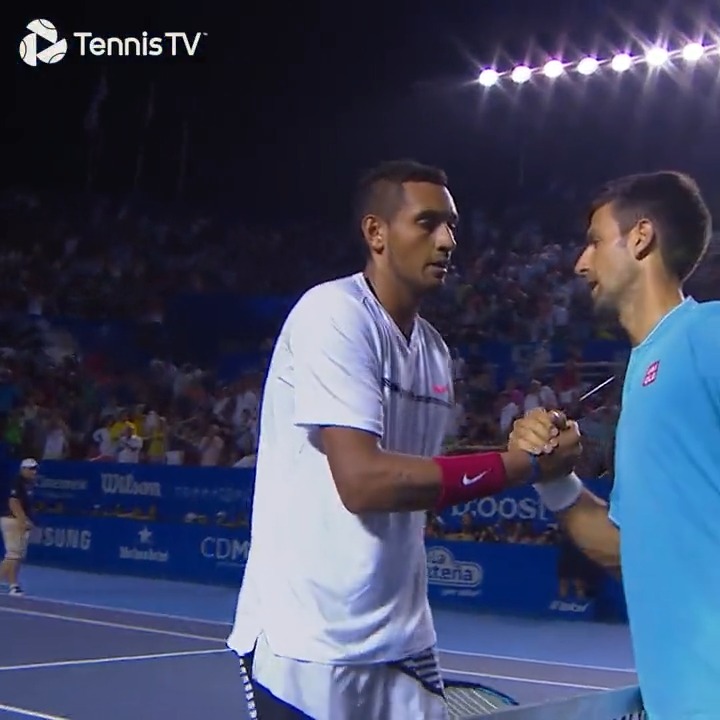 Nick Kyrgios a fait une belle carrière mais quand tu vois le tennis qu'il pouvait produire, il aurait pourrait pu faire une immense carrière. Son premier match contre Novak Djokovic au tournoi d'Acapulco 2017. Monstrueux !