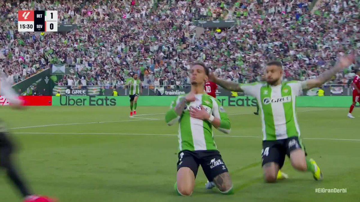 ANTONY WITH AN OVERHEAD KICK TO OPEN THE SCORING FOR BETIS 🤯