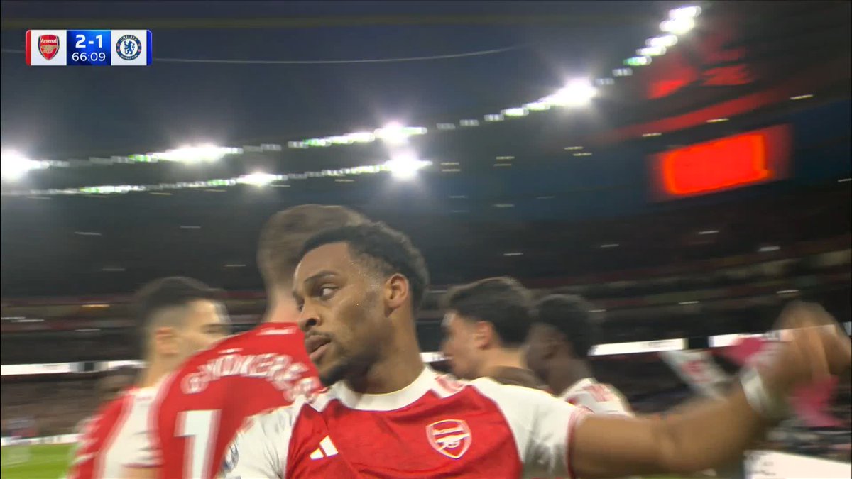 Jurrien Timber restores the Gunners' lead from another corner! 🔥