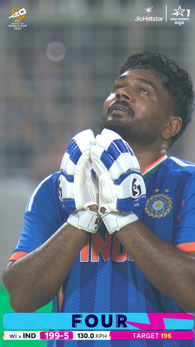 Sanju Samson 🗣️ “I’ve seen greatest of the games like Virat Kohli & Rohit Sharma play & do their job. I might’ve played 60 games, but I’ve seen them for 100 games how they’re perfect. I was waiting for this day, it’s the best day of my life”. #INDvsWI