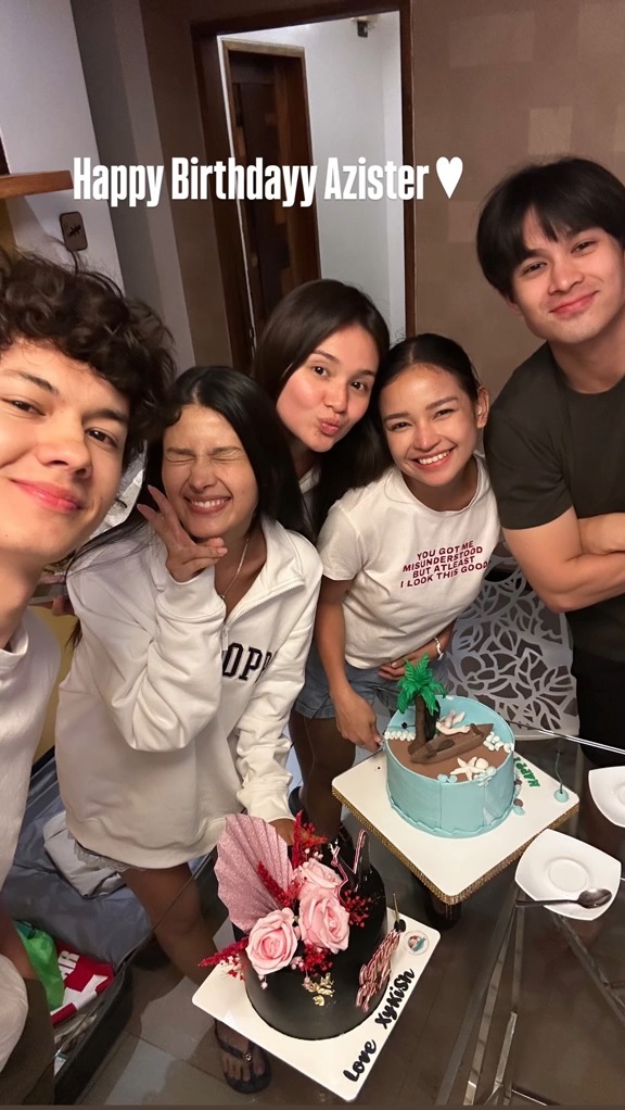 HAPPY BIRTHDAY, #AZMARTINEZ! 🥳🎂 Felt the love from Josh Ford, Kira Balinger, Xyriel Manabat, and Ralph De Leon — your #TheSecretsOfHotel88 family is celebrating you! 🥰💛 📸 xyrielmanabat_, kira_balinger, joshford321, & ralph_dl via Instagram Stories