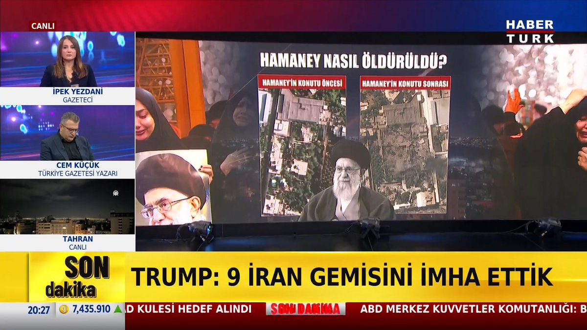 📌Hamaney nasıl öldürüldü? Habertürk Dış Haberler Müdürü Gizem Ösün #HabertürkGündem'de değerlendirdi.
