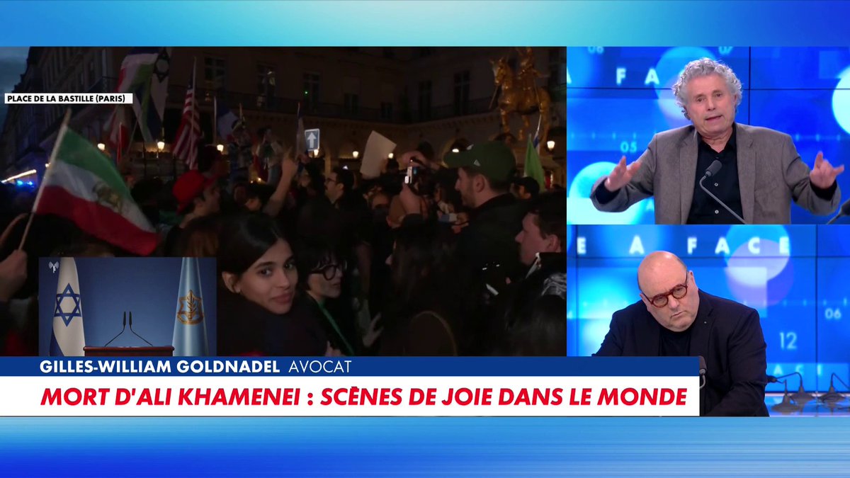 Gilles-William Goldnadel : «Dans l’affaire iranienne, Emmanuel Macron pensait qu’on pouvait négocier avec les Mollahs», dans #FaceaFace Toute l'info est à retrouver sur