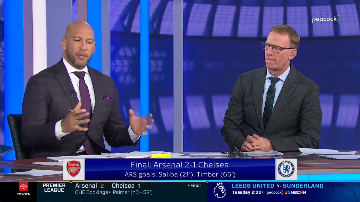 "I have exactly the same thoughts now as I did coming into this game." Tim and Robbie Mustoe break down Arsenal's win over Chelsea—and why it didn't teach us anything new about either team.