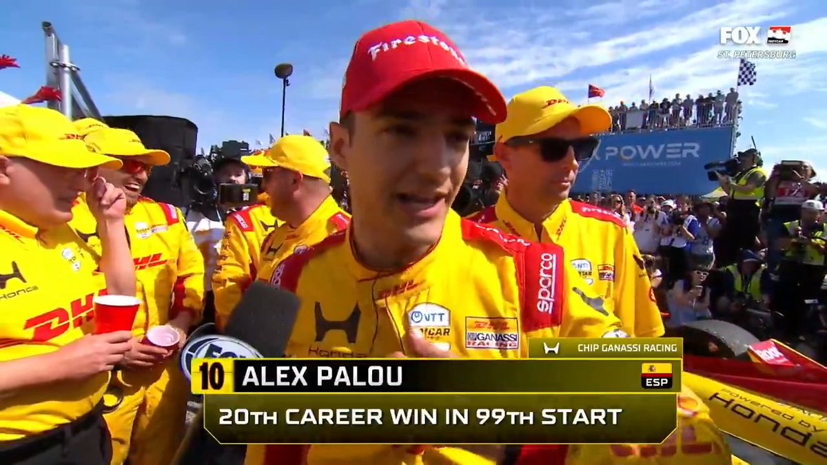 Alex Palou gets the 20th win of his career.