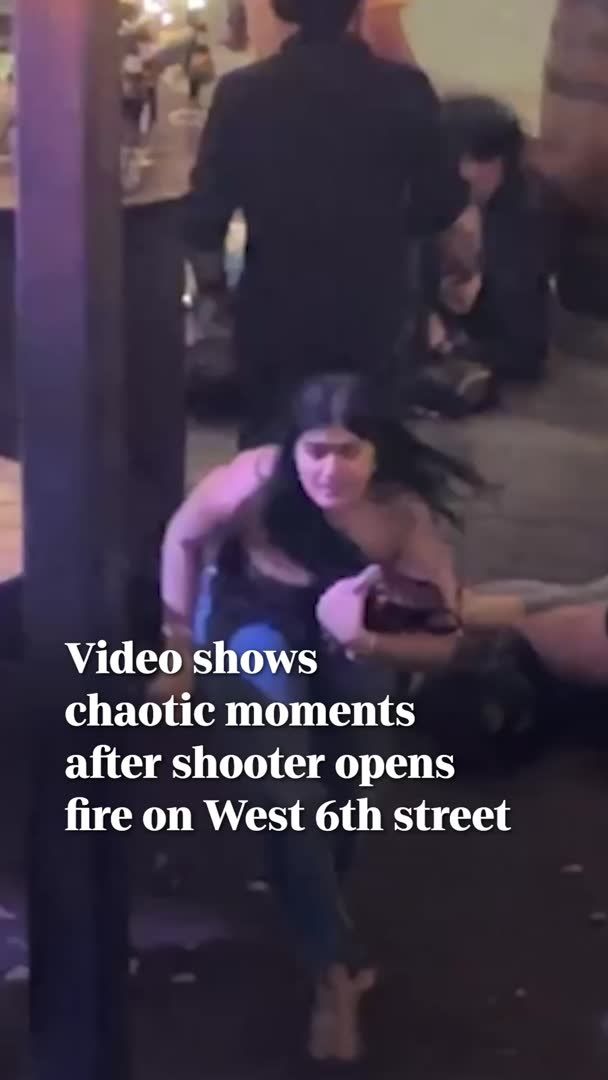 Video shows the moments before and after a mass shooting early Sunday outside Buford’s bar on West Sixth Street in downtown Austin. Three people are dead and 14 others are injured. Latest updates:
