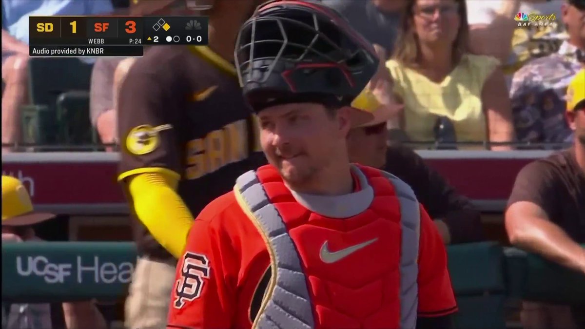 Patrick Bailey's still out here stealing strikes 😂