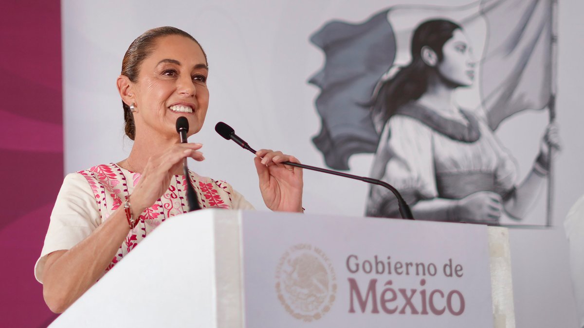 En Comondú, Baja California Sur, la presidenta Claudia Sheinbaum Pardo reafirma posición de México ante conflictos internacionales: autodeterminación de los pueblos, no intervención y solución pacífica de controversias. Son principios constitucionales que distinguen nuestra política exterior.