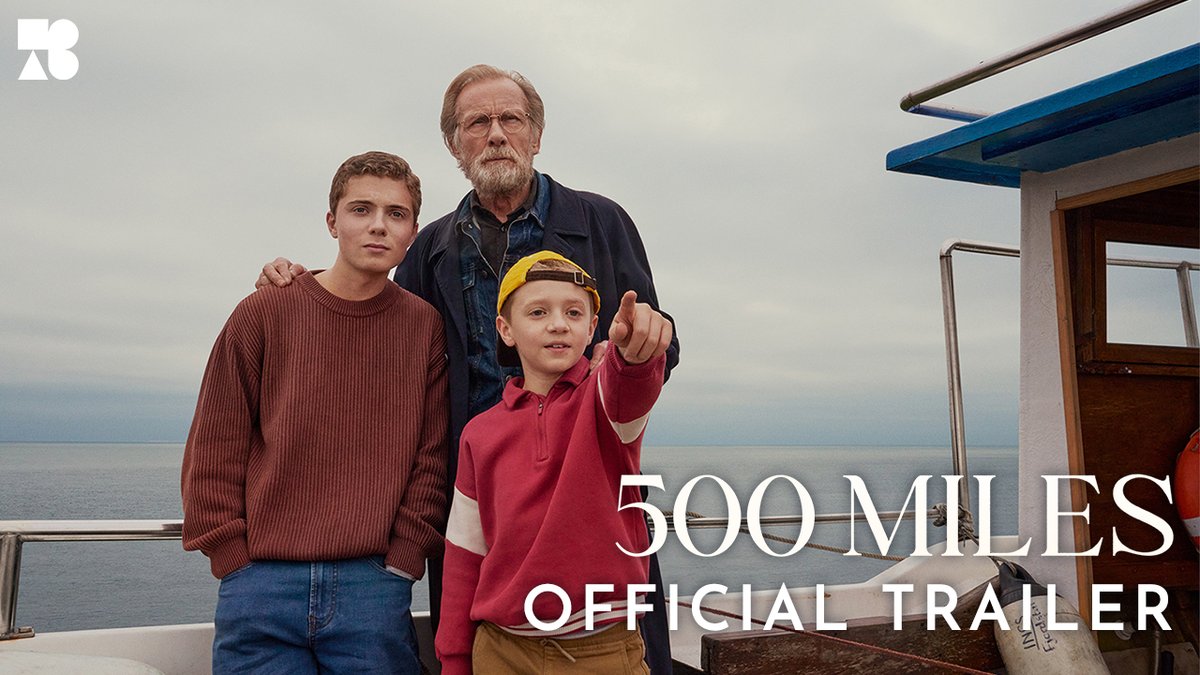 upcoming: dexter sol ansell (egg) stars in ‘500 miles’ directed by morgan matthews, also starring bill nighy, roman griffin davis, and maisie williams premiered 27 february 2026 at DIFF. coming to cinemas soon!