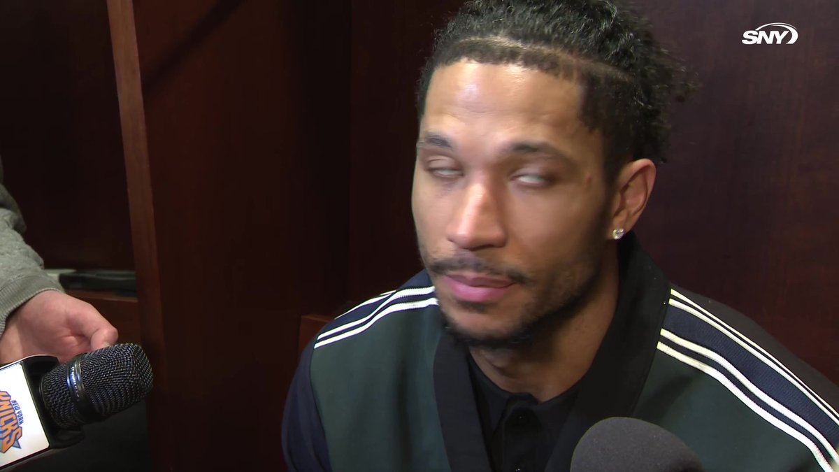 "I ain't make a damn thing, so I've got to do something else...you can't hit the side of the barn, you've got to do something different" Josh Hart talks about impacting the game while his shooting confidence comes and goes: