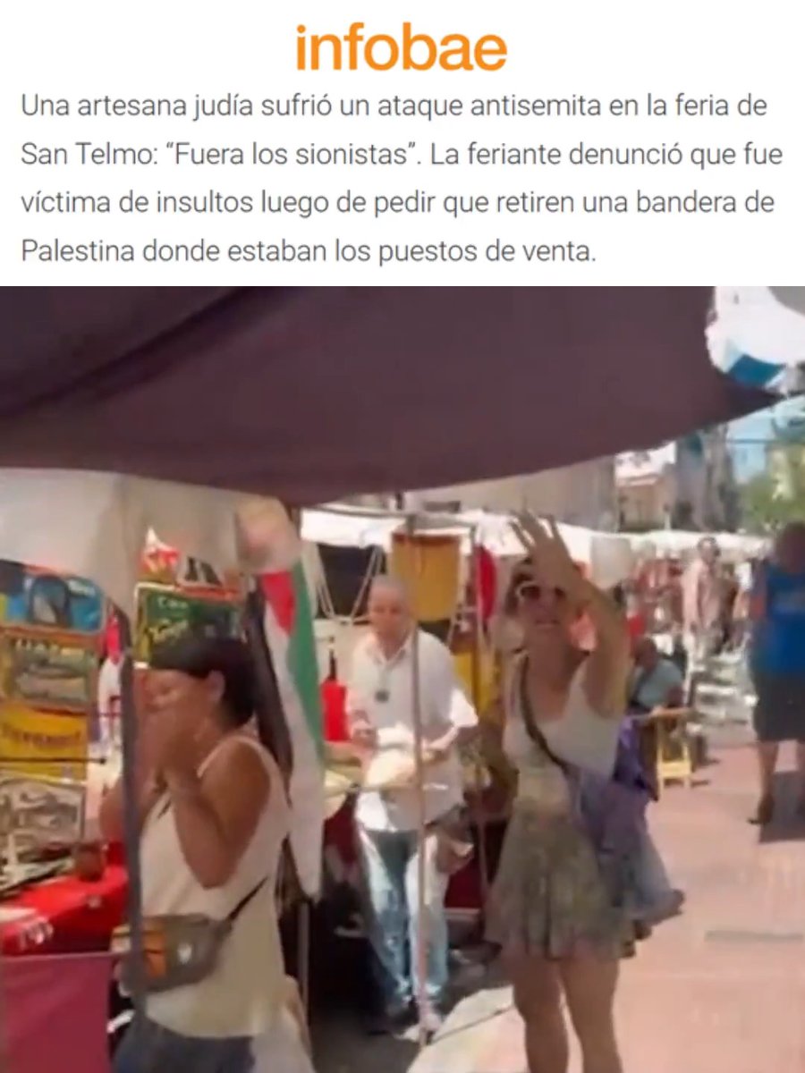 "Palestina": Por lo que sucedió en la feria de San Telmo