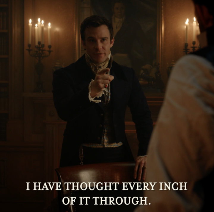 One requires strength to not be intimidated by Lord Bridgerton