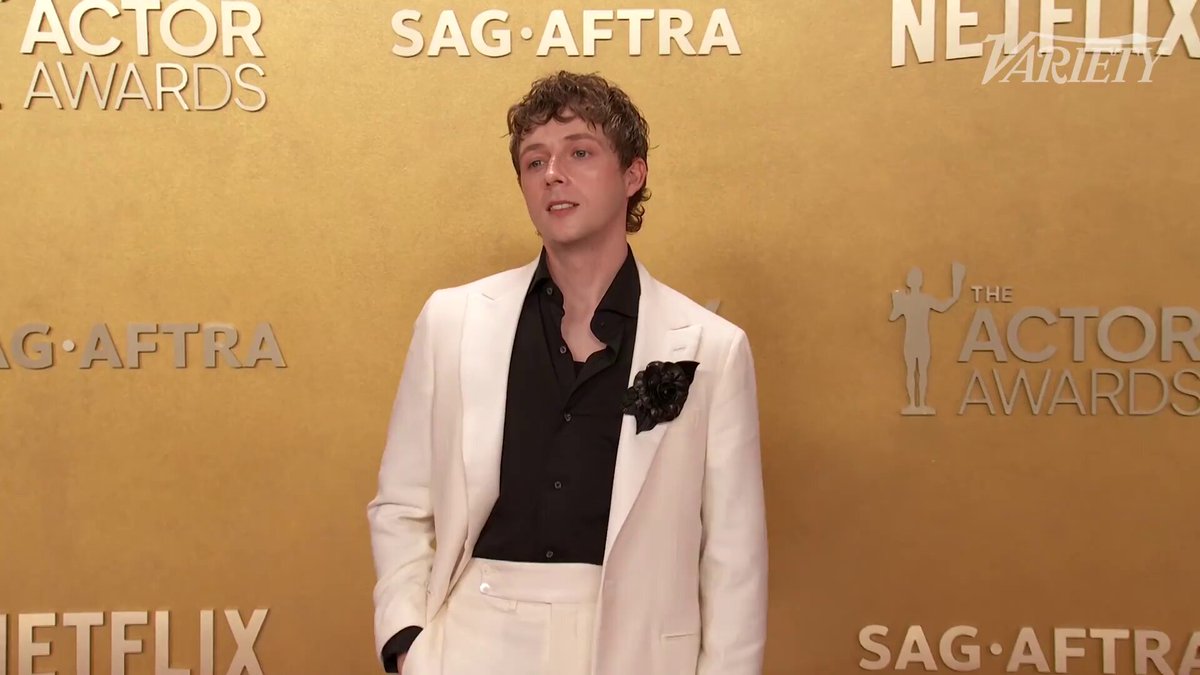 "The Pitt" star Gerran Howell attends the 2026 #ActorAwards