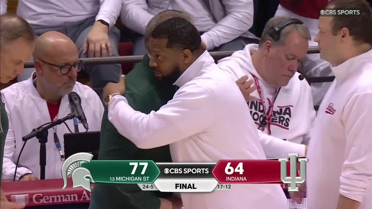 That'll do it! No. 13 Michigan State Men's Basketball cruises to a win against Indiana
