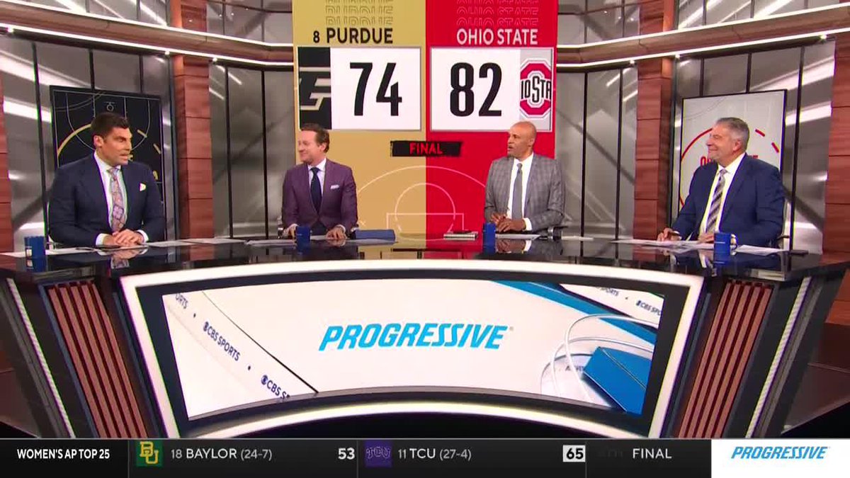 "Ohio State looked like they dominated the game. Looked like they took Purdue out of what they wanted to do." Wally Szczerbiak on Ohio State Hoops' win over No. 8 Purdue