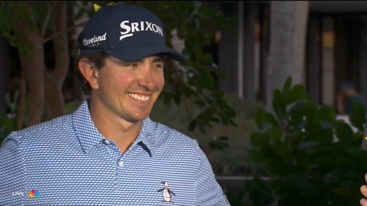 New house, new dog, PGA Tour win, and a spot in the Masters. What a week for Nico.