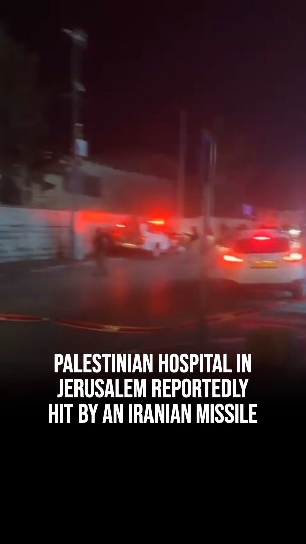 BREAKING: Shrapnel from an Iranian ballistic missile reportedly hit the Al Makassed Hospital in East Jerusalem, forcing the hospital to close. In less than two days, the Islamic Terror Regime in Tehran has murdered 11 Israelis, 3 U.S. service members, and at least four civilians in Kuwait and the UAE, and it has wounded hundreds more. The regime's ballistic missiles don't distinguish between Muslims and Jews, Palestinians and Israelis, Arabs and Americans. FREE IRAN FROM THE ISLAMIC REGIME