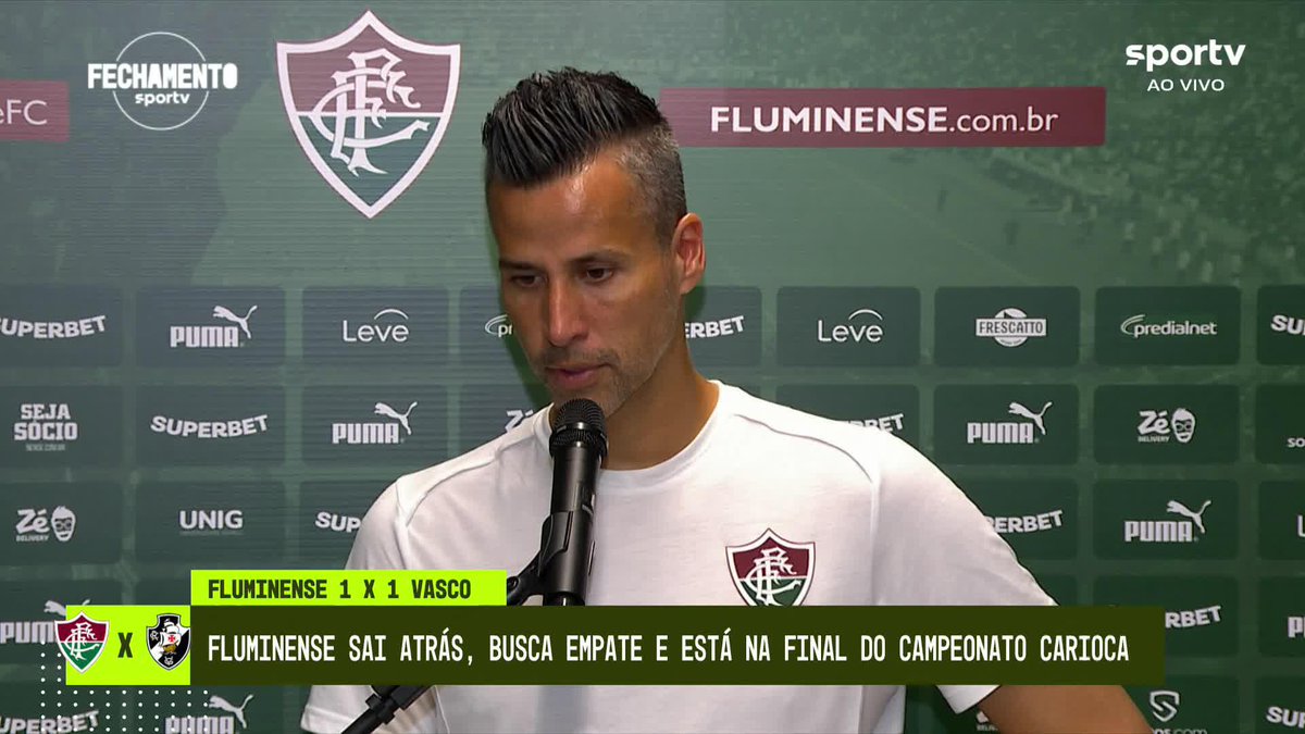 Fábio, sobre pênalti defendido em Fluminense x Vasco: "Momento em que a gente ora muito e pede direção a Deus".