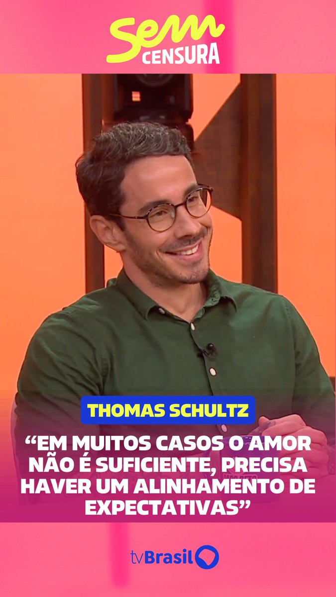 “A gente não é sempre a mesma pessoa, ao longo da vida, a gente vai evoluindo e se tornando uma outra pessoa”. O psicólogo Thomas Schultz falou no #SemCensura sobre a importância de sempre se reconectar com a pessoa amada. Veja no YouTube, Spotify ou app TV Brasil Play. 📲