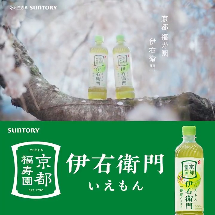 京都福寿園 伊右衛門が 香り高く、洗練された味わいに リニューアル! 新CMも公開中です。 是非、お試しください🍵 ♪原 由子 「花咲く旅路」