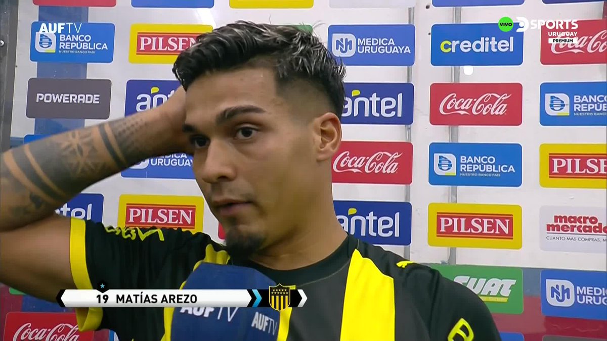 "ESCUCHAMOS DECIR MUCHAS COSAS EN LA SEMANA QUE NO NOS GUSTARON Y HOY FUIMOS AMPLIAMENTE SUPERIORES" La palabra del goleador Matías Arezo luego del triunfo de Peñarol ante Nacional. #LigaUruguayaEnDSPORTS | #ClásicoEnDSPORTS