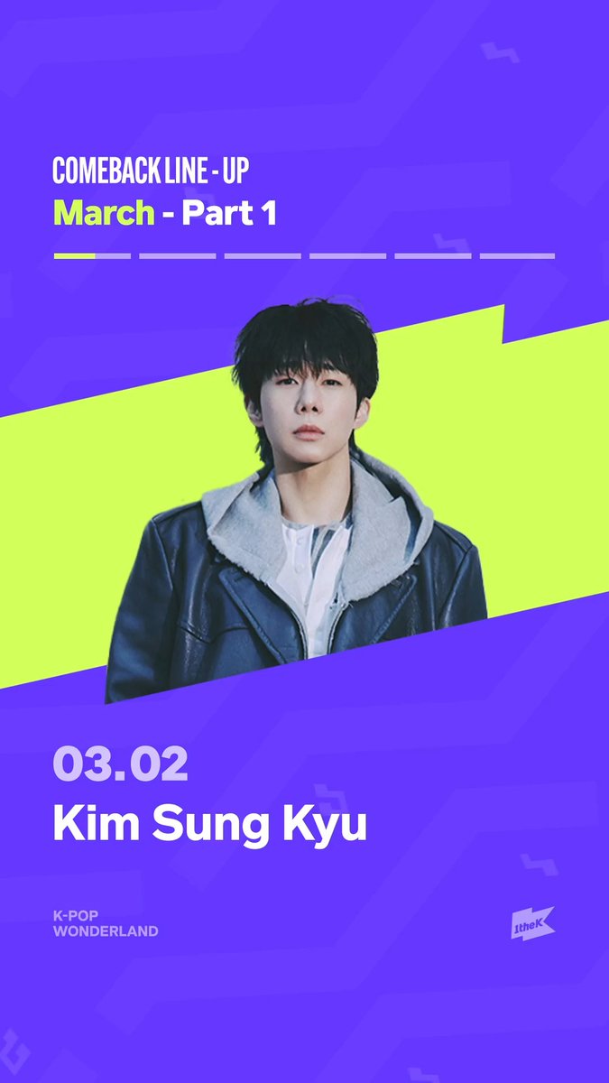 ✨3월 컴백 라인업✨ COMEBACK LINE-UP · PART 1🎶 Quick look at this month’s comeback artist 👀
