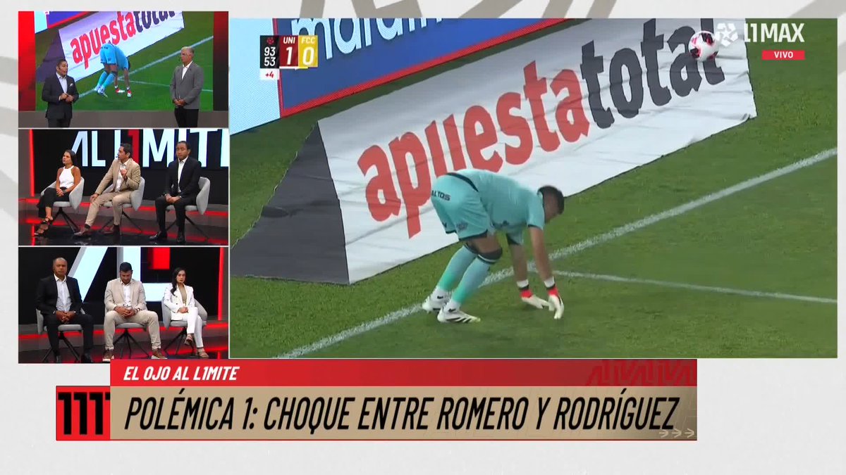 🎙️#ELOJODEALL1MITE Winston Reátegui : “Romero no se lo lleva puesto, la pierna izquierda de Arley lo cruza al arquero y otra seña es que Romero se toca la rodilla. NO ES PENAL” #ALL1MITE 📺 Conoce cómo ver L1MAX en vivo 👉