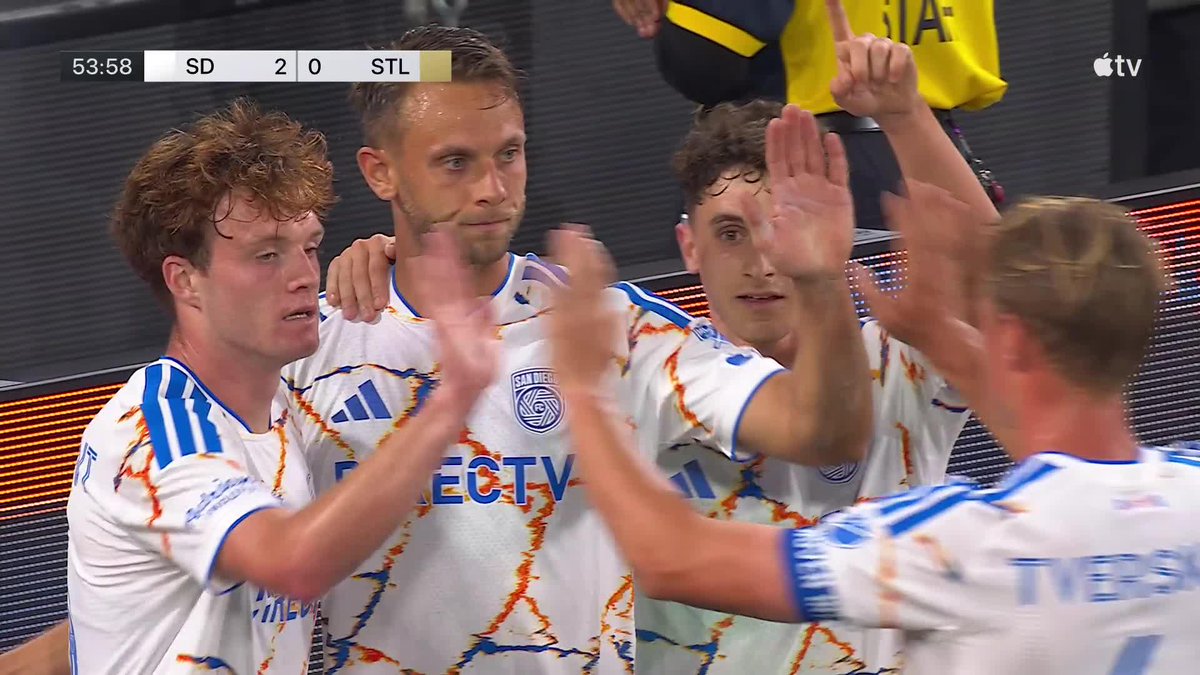 Filthy Anders Dreyer run and dime 👀 Marcus Ingvartsen finds the net. 💥 San Diego FC leads 2-0.